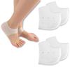 Heel Protectors, Heel Supports, Set of 4 (2 Pairs), Insoles, Heel Covers, Heel Moisturizing, Prevents Blisters, Shock Absorbing, Reduces Stress, with