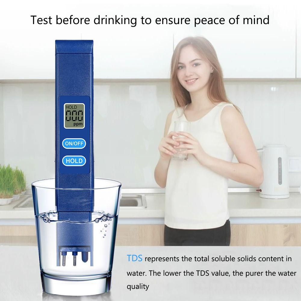 LCD Digital Display Water Quality Meter Waterproof PH Tester Household Water Test Pen Hydroponics