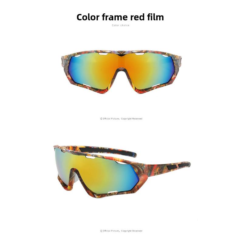 New Colorful Bicycle Riding Glasses Women's Sunglasses European and American Outdoor Sports Sunglasses Men's