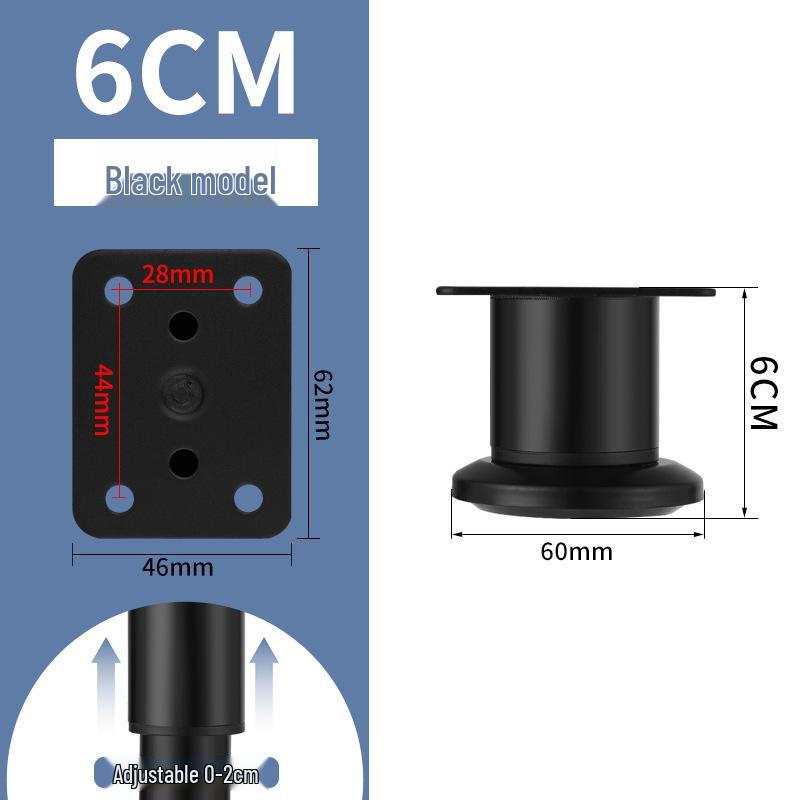 Регулируемые ножки из нержавеющей стали для дивана, тумбы под телевизор, журнального столика, шкафчика для ванной и кровати.