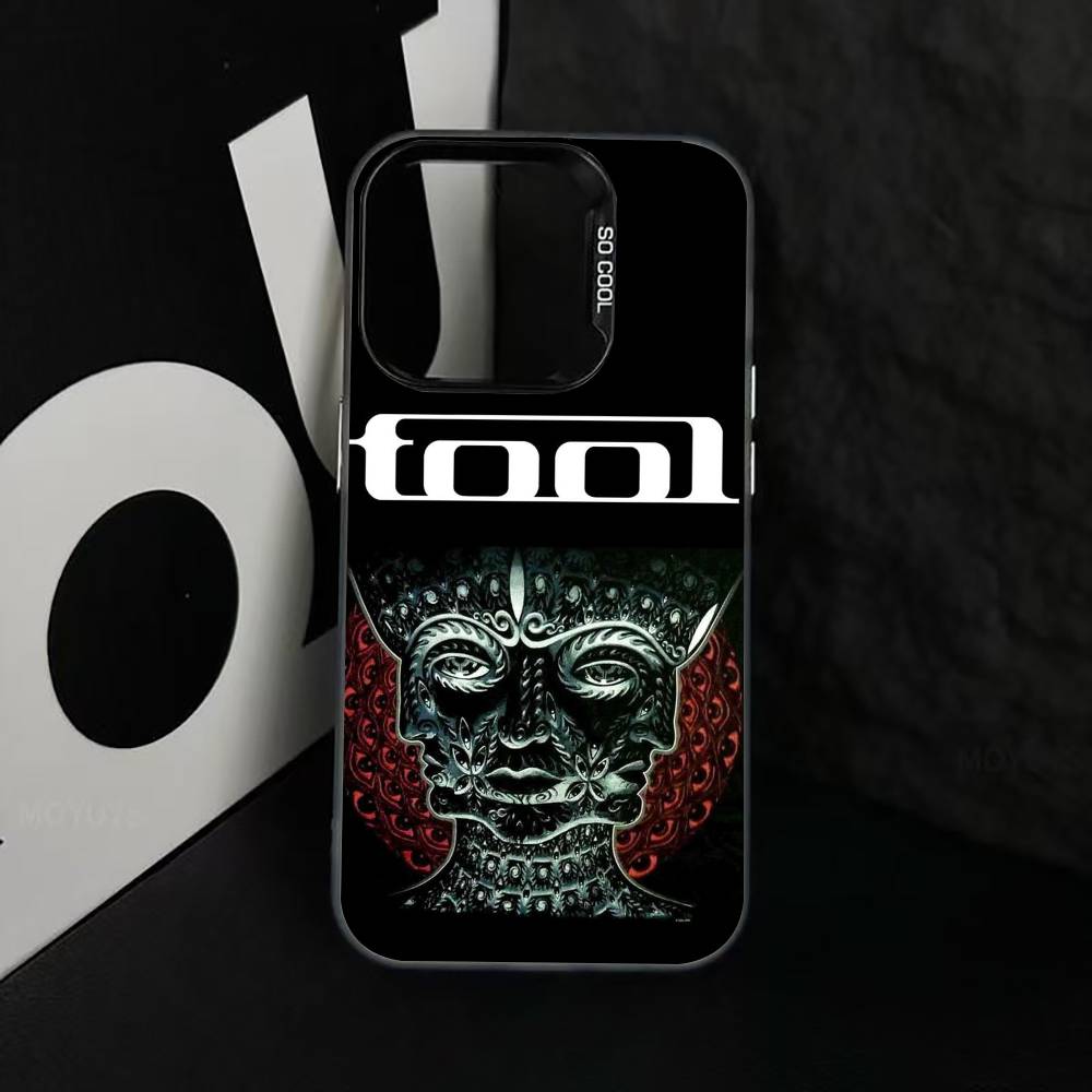 Музыкальный Т-инструмент B-Band R-Rock Чехол для телефона Для iPhone 17,16,15,14,13,12,11 Plus,Pro Max,XS,Красочный Серебряный Чехол для телефона Funda Cover