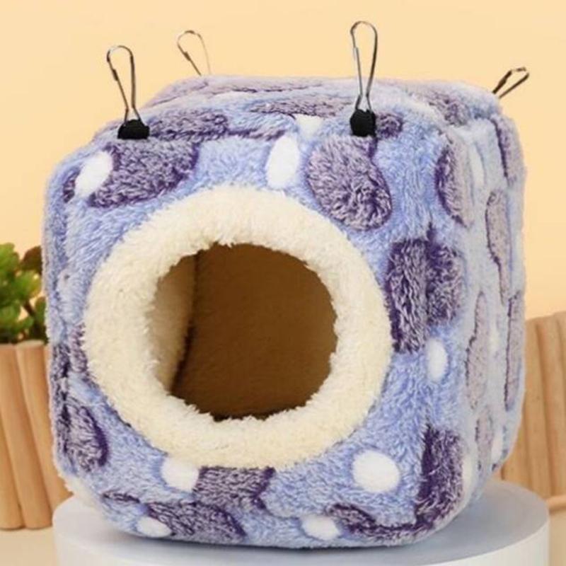 Winter Cotton Nest for Guinea Pig Tiger Bark Peony Parrots Literary Bird Pearl Bird Black Wind Squirrel Honey Bag Pet Supplies