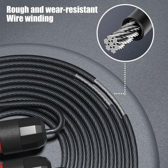 Скакалка нескользящая пена ручка длина регулируемая не спутывается студенты дети мужчины женщины тренировка тренировка похудение скакалка