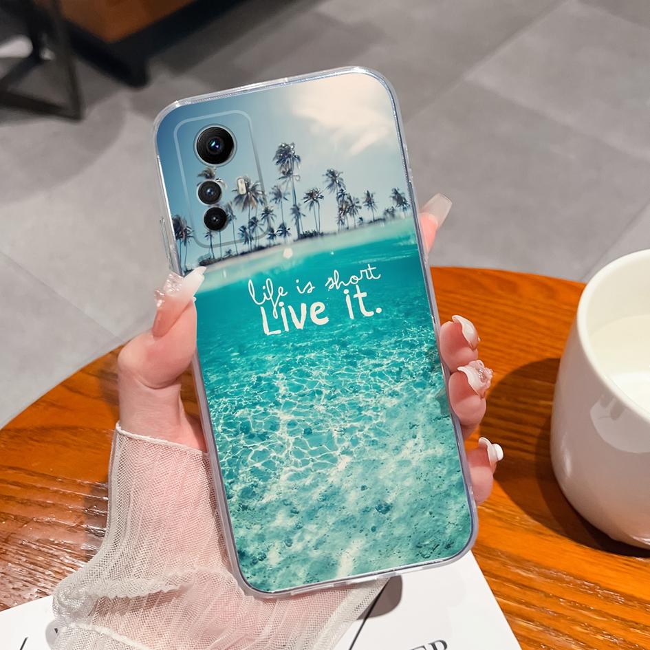 Чехол для телефона Xiaomi Redmi A1 + A2 Plus Note 8 9 10 11 12 K60 K50 Модные этикетки Прозрачные чехлы для телефонов Защитный мягкий силиконовый ТПУ для бампера Redmi