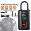 Новый компактный автомобильный портативный автоматический насос для накачивания шин, манометр для шин, воздушный компрессор с интеллектуальным цифровым дисплеем, аварийный насос для накачивания шин