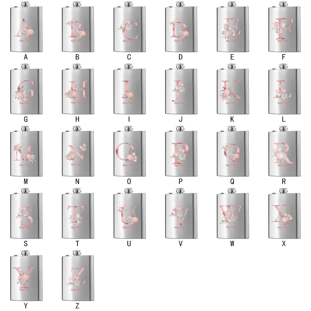 Customized Name Portable Wine Pot For Liquor Stainless Steel Alcohol Bottle Hip Flask Flagon Organizer Pocket Whisky Accessories 5