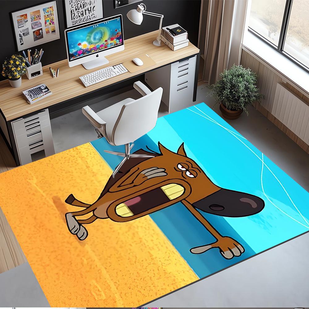 Zig & Sharko Printed Carpet Rug for Office Chair Living Room Bedroom Kitchen Room Decor Gifts