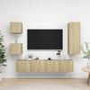 VidaXL TV Unit Set 5 Pcs Sonoma Oak, Chipboard
