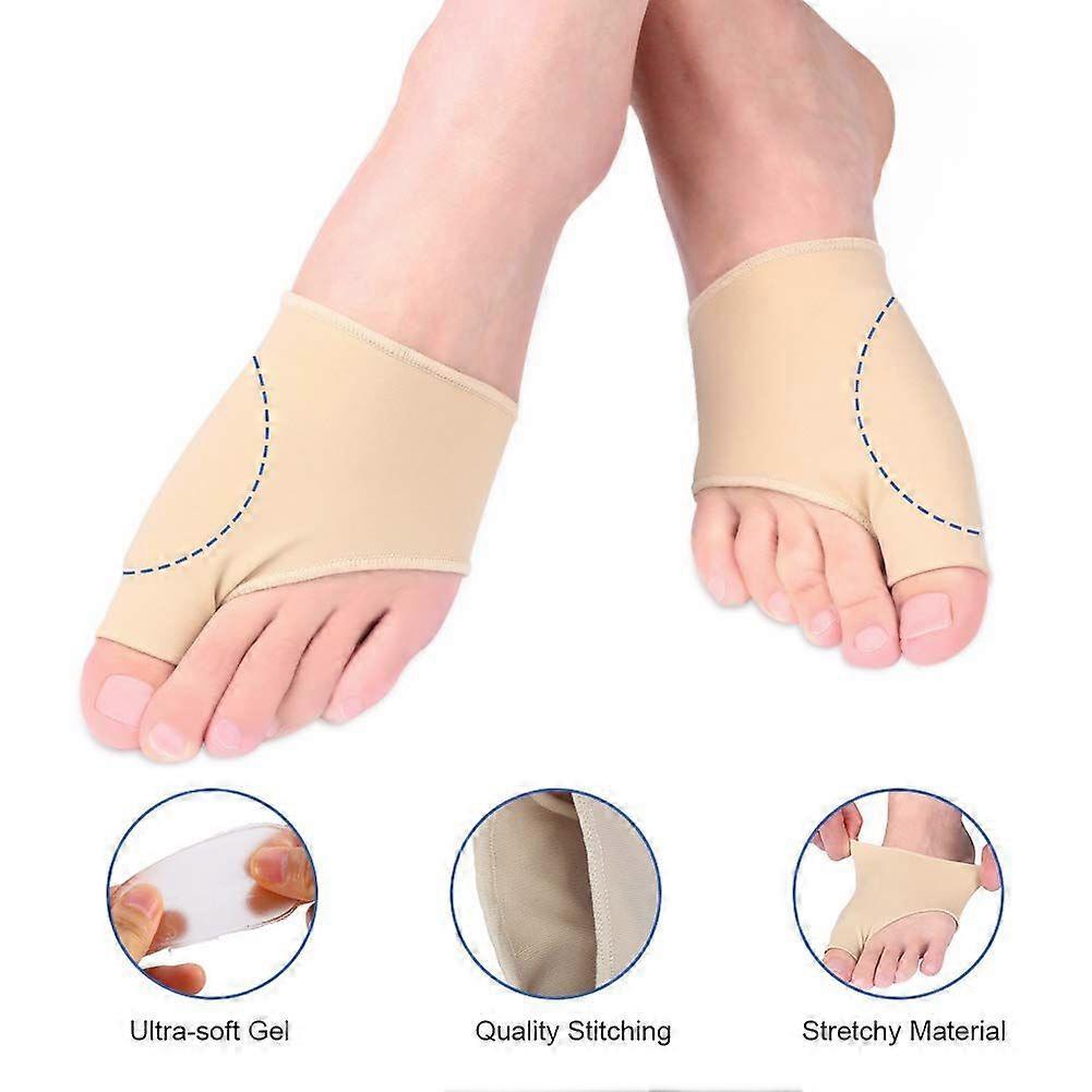 Hallux Valgus Splint, Bunion Corrector Day Night Foot Bunion Protector for Pain Relief from Corns Blisters Calluses, Relieve Pain 2 Pairs-betterlife