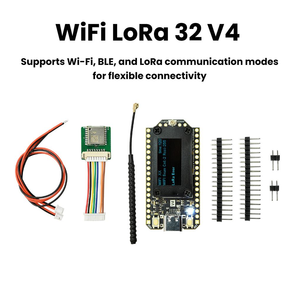 Новая плата Heltec V4 0,96 дюйма OLED с питанием от солнечной батареи LoRa 32 Dev-Board GPS ESP32 SX1262 WiFi BLE Низкое энергопотребление Для Arduino IoT Meshtastic