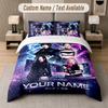 aespa 3Pcs Bedding Set, Personalized Custom Name Text, 1 Duvet Cover & 2 Pillowcases For Bedroom