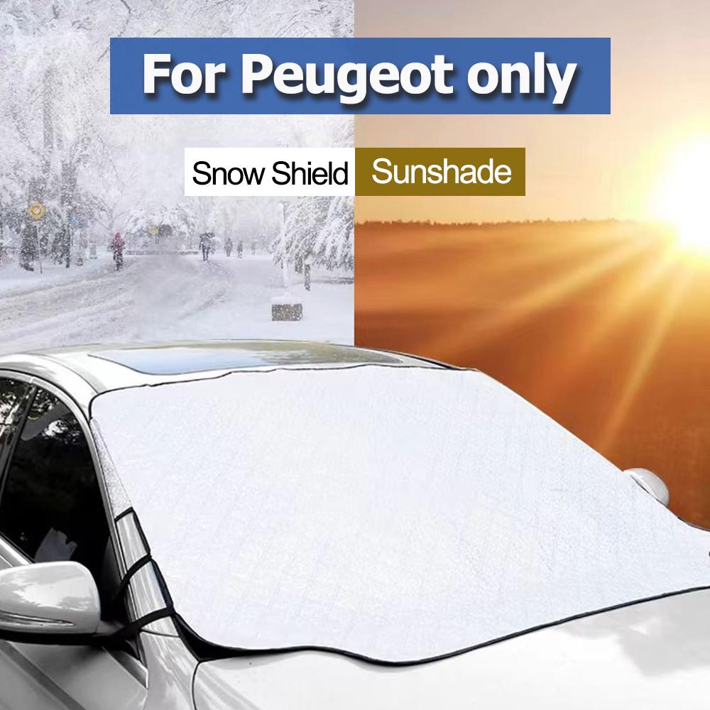 Для Peugeot 107 207 208 308 408 508 2008 3008 4008 5008 Автомобильный Защитный Хлопковый Козырек от Солнца, Снега, Ветра, От Замерзания