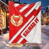 Kalmar FF Pattern Blanket for Home Decoration, Bed, Sofa, Car Travel, Camping, Suitable for All Seasons, Birthday Christmas Gift