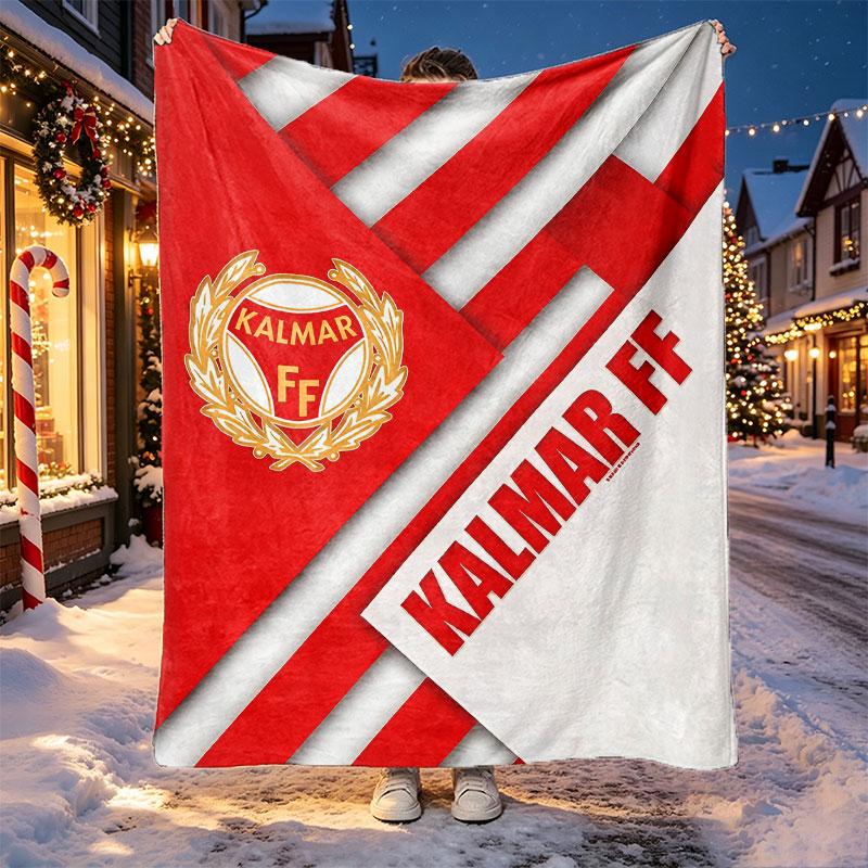 Kalmar FF Pattern Blanket for Home Decoration, Bed, Sofa, Car Travel, Camping, Suitable for All Seasons, Birthday Christmas Gift