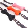 Silicone Dog Bone Gag Ball - Adult K9 Mouth Plug SM Toy