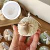 1 шт. Трехмерная форма из силикона «Послушный мишка и ягненок» для DIY, изготовления свечей, мыла для ароматерапии, гипсовых диффузоров