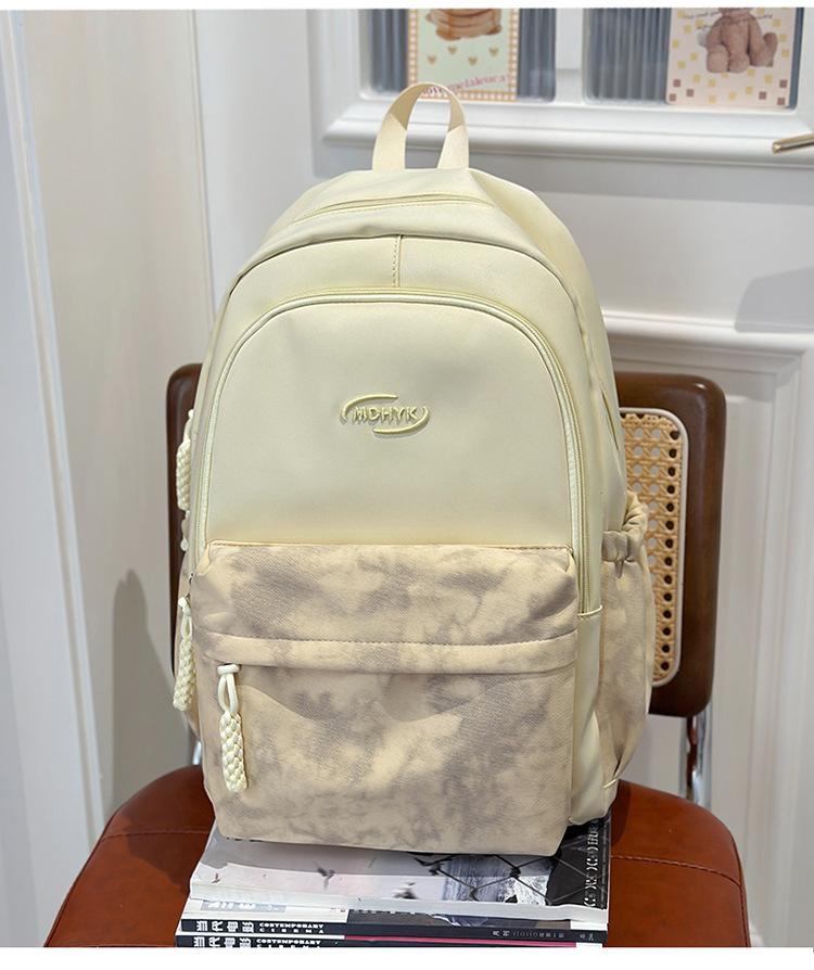 Школьный рюкзак 2025 новый рюкзак тай-дай корейская версия модный и милый школьный рюкзак большой вместимости повседневный простой рюкзак