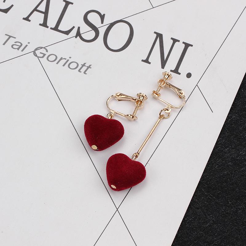 Асимметричные серьги-клипсы Velvet Love с жемчугом для женщин — пирсинг не требуется