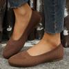 Spring and Summer Footwear Solid Color Flat-heeled Low-top Round-headed Sleeve Plus One-pedal Shoes Women's Shoes