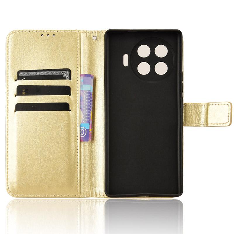 Для TECNO Spark 20 Pro+/KJ7 Чехол Текстура Crazy Horse Подставка Кожаный Чехол для Телефона