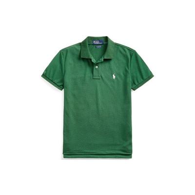 Polo SS22 Однотонная рубашка поло с коротким рукавом Женские топы Зеленый WMPOKNINN820246-300