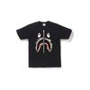 Bape Футболка A Bathing Ape с молнией и лицом акулы 'Черная' Унисекс 1E80-110-012