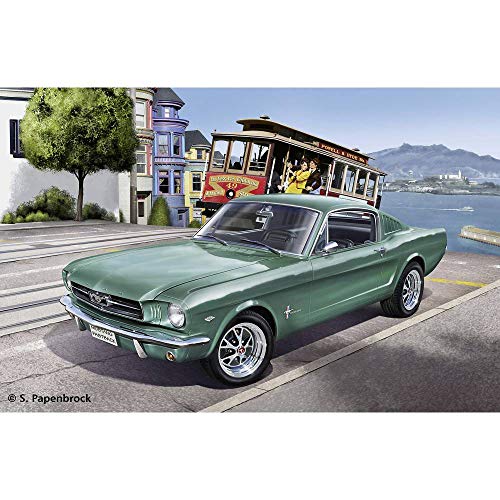 Немецкая модель Revell 1/24 65 Mustang 2+2 Fastback 07065 Пластиковая модель