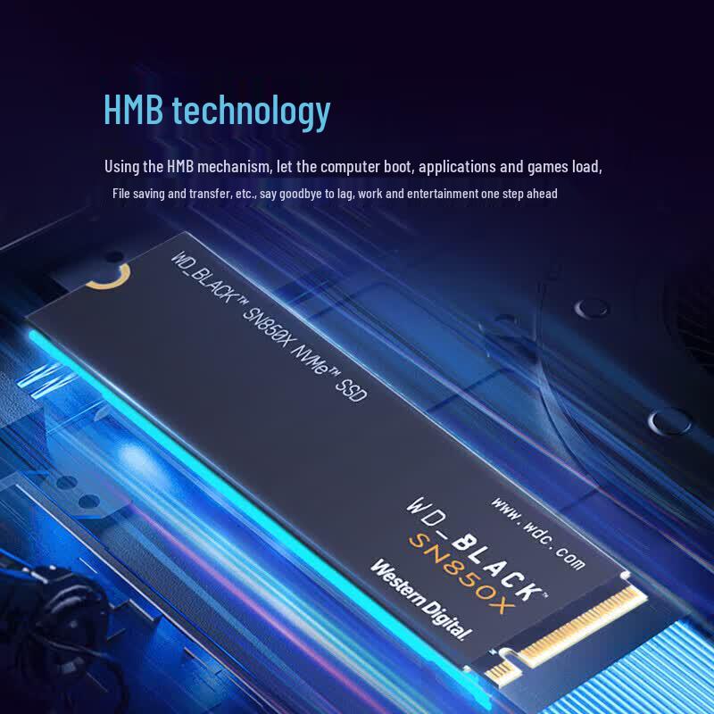 WD Черный игровой SSD SN850X NVMe PCIe 4.0
