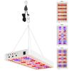 LED Grow Lights for Indoor Plants Full Spectrum Veg Bloom 3 Modes 8H/12H/16H Timer Remote Control