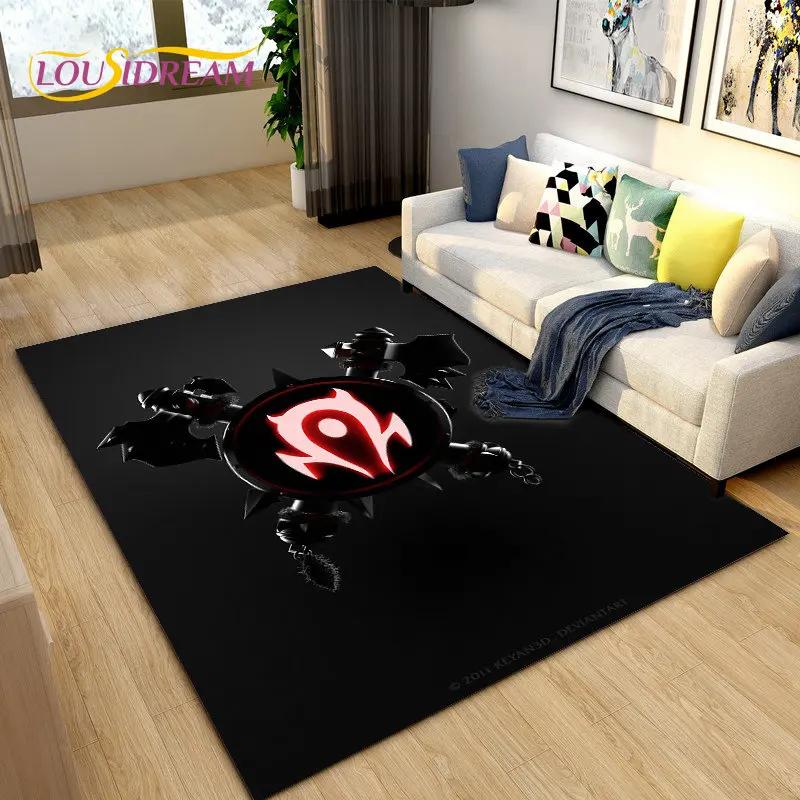 3D WOW, большой коврик для игровой зоны World of Warcraft, коврик для гостиной, спальни, дивана, коврик для украшения, детский нескользящий напольный коврик