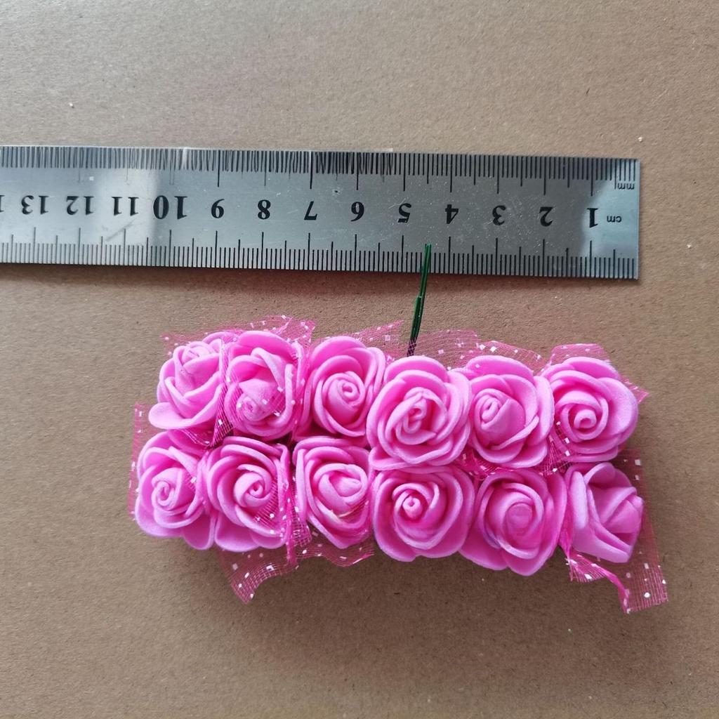 2,5-дюймовая марлевая кружевная роза, пена и сухоцветы для свадебной подарочной коробки, плетеного венка и аксессуаров.