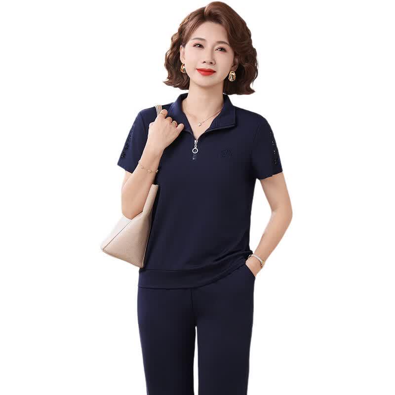 TUCANO Middle-Aged Women's Summer Casual Set