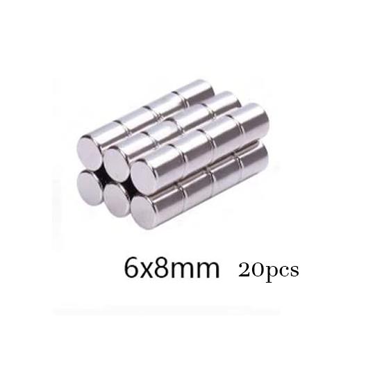 10/20/25/50 шт. 6 мм в диаметре круглые неодимовые магниты 1/1,5/2/3/4/5/6/8/10/15/20 мм толстые редкоземельные сильные поделки постоянный магнит N35