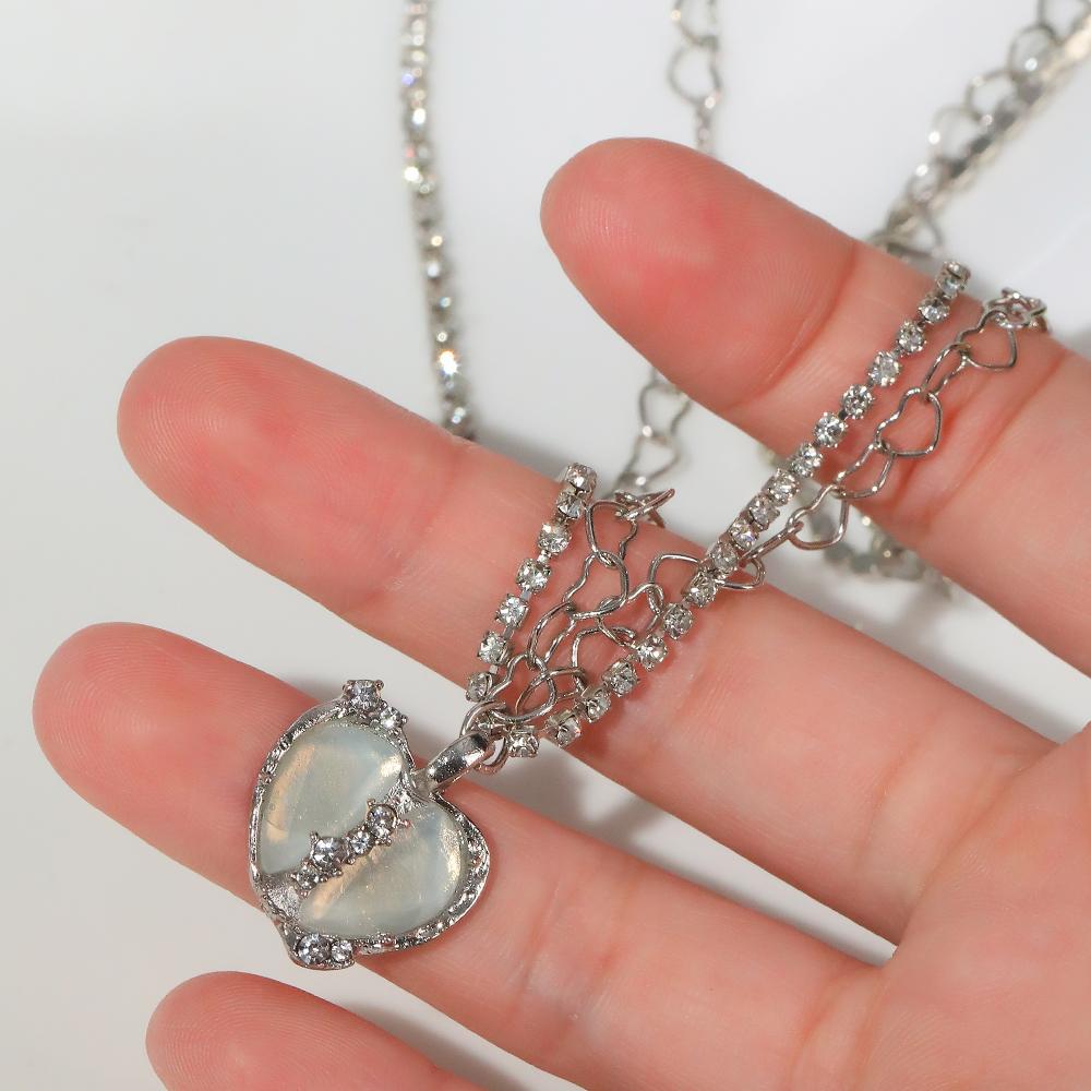 Новинка 2023 года, ожерелье для девочек, элегантное ожерелье, модное вечерние универсальные аксессуары с драгоценными камнями, элегантное роскошное ожерелье со звездой и бриллиантами