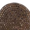 AUREN Women's Brown Round Studded Shoulder Bag