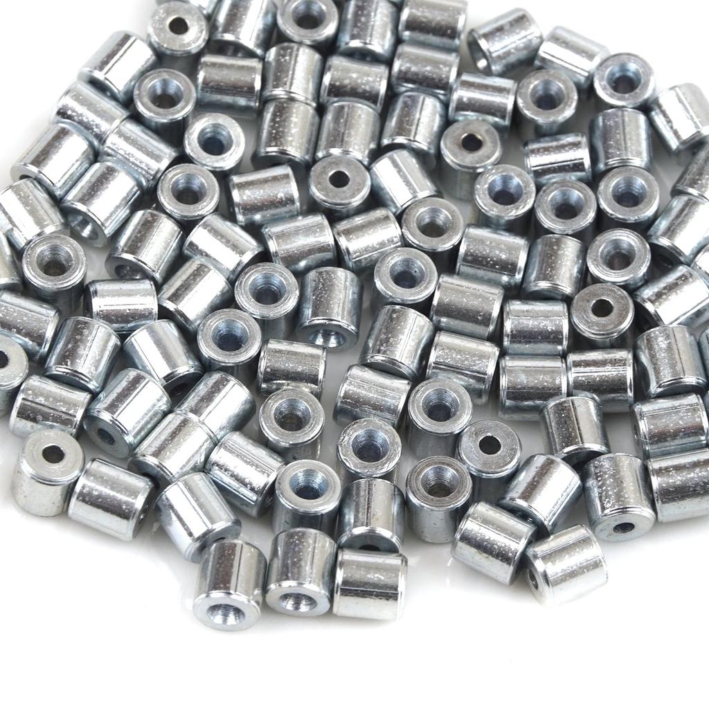 ECR026 100 шт. Ремонт механизма стеклоподъемника автомобиля, стальной трос, концевой фитинг, мягкий штифт, стопорная втулка, заклепка 5x5/1,7 мм