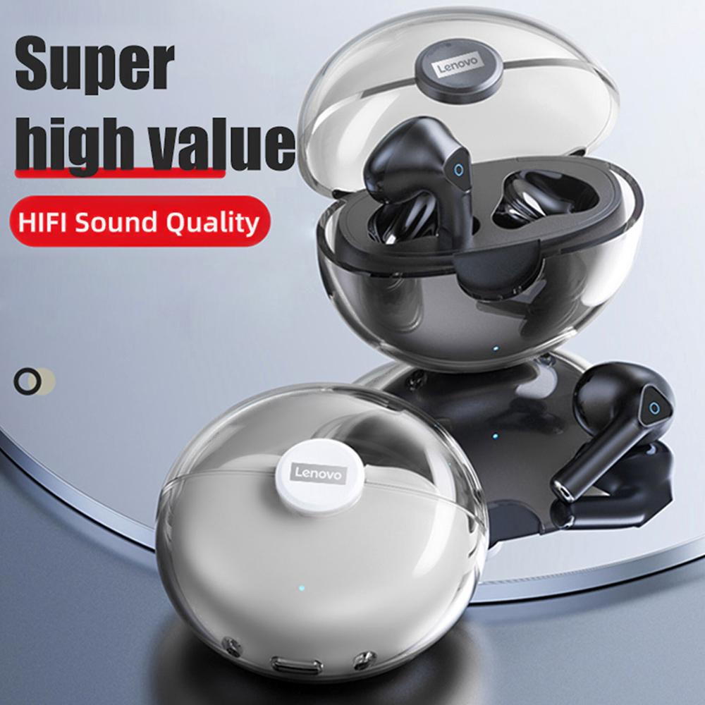 Lenovo LP80 Bluetooth наушники TWS Беспроводные наушники с сенсорным управлением Шумоподавление HD Стереогарнитуры Игровые наушники с микрофоном