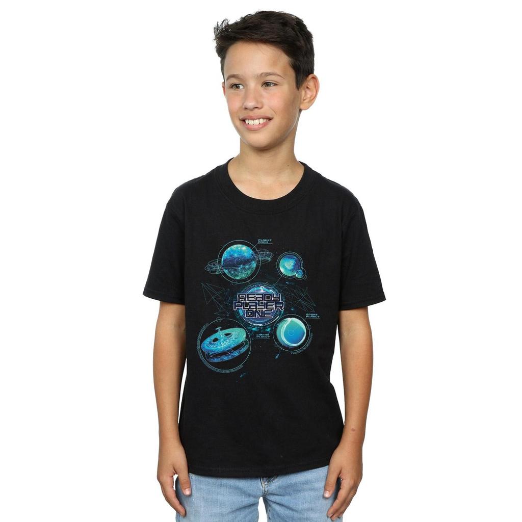Ready Player One Boys Universe Map T-Shirt