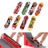 Happy Play Professional Finger Skateboard Mini Board Kids Skate Park Training Prop
