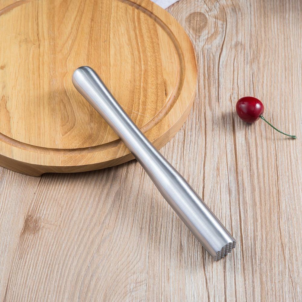 Stainless Steel Ice Muddler KFS-008 Lemon Masher Cocktail Muddler Bar Tool for Drink Mixing Bar & Restaurant Use KFS-008
