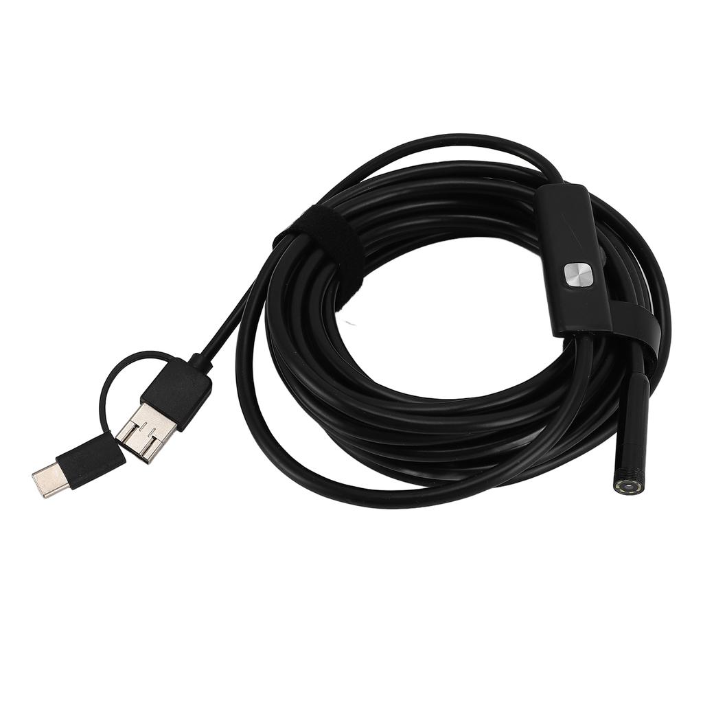 USB C эндоскопическая камера с регулируемой светодиодной подсветкой 8 мм 1200P бороскоп с камерой Snake IP68 Water