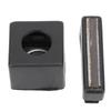 Billiard Chalk Holder Portable Plastic Magnetic with Clip Pool Cue Chalk Box for Accessory