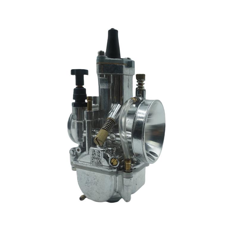 Гоночный карбюратор PWK Bright Silver 24-34 мм для модификации мотоцикла, автомобиля, квадроцикла
