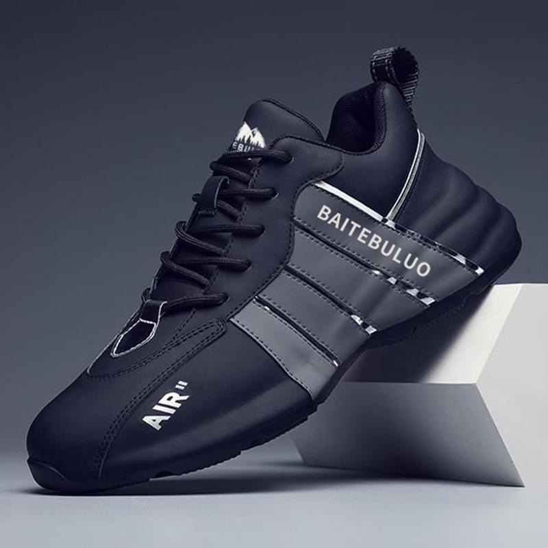 New Casual Bag-soled Men's Sports Shoes, Single Cotton, the Same Trendy Outdoor Running Shoes, Fashionable and Breathable Men's Shoes