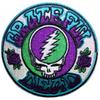 Grateful Dead Steal Your Face Woven Standard Iron On Patch