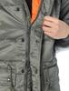 Нейлоновая куртка NYLON PADDING HOOD JACKET Шалфей [Houston] Мужская