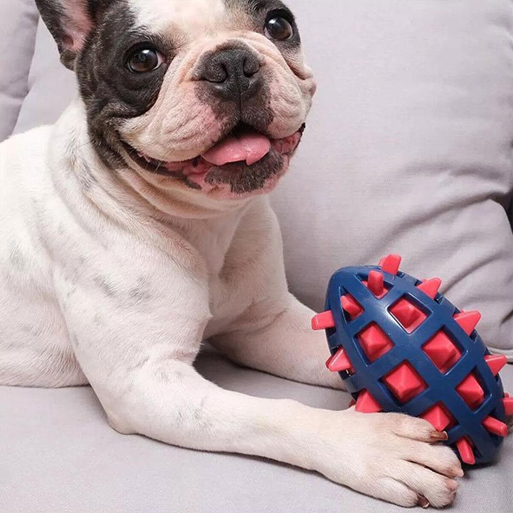 Игрушки для собак, жевательные игрушки для домашних собак, чтобы выплеснуть пар и поиграть, пищащие игрушки для собак, игра в мяч для домашних собак P2T6