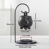 Multi-functional Aromatherapy Burner Decorative Handmade Essential Oil Burner with Iron Hook Ceramic Oil Diffuser Home Decor
