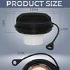 Gas Cap, Fuel Cap For Ford Lincoln Mercury 2004-2009 F150, 2007-2015 Edge, 2009- F250 F350 Super Duty, 2017- F450 F550, 2006-2007 Fusion, 2004-2007