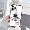 Кофе Зовет Забавная Страница Ответа на Телефон Чехол для Телефона Для iPhone 17 Air 15 16 Чехол  11 13 14 Pro Max 12 Plus Max XR